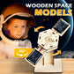 🎁Gift Idea Hot sale 49% OFF✨DIY Solar-Powered Wooden Satellite Model Science Kit