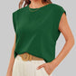 ⏰Limited Sale-50% OFF💗Solid Color Round Neck Cap Sleeve Top