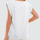 ⏰Limited Sale-50% OFF💗Solid Color Round Neck Cap Sleeve Top