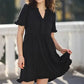 🔥2025 Summer New Arrival💗Women's Ruffle Trim V-Neck Tiered Dress