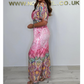 🌷Summer Hot Sale-60% Off🩵Bohemian Print Wide Leg Jumpsuit
