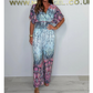 🌷Summer Hot Sale-60% Off🩵Bohemian Print Wide Leg Jumpsuit