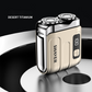💥Portable Mini Electric Shaver for Men | USB‑C Rechargeable, Digital Power Display, Pocket Size Travel Shaver, Dual‑Blade Close Shave🧳
