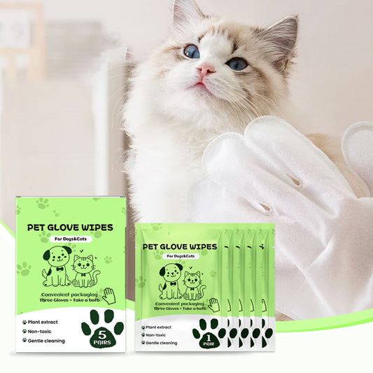 🎉 Last Day Promotion-49% OFF 🫧Gentle Pet Cleaning No-Rinse Gloves