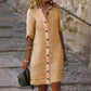 💖Last Day-50% OFF🔥Women’s Minimalist Breathable Button-up Dress