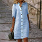 💖Last Day-50% OFF🔥Women’s Minimalist Breathable Button-up Dress