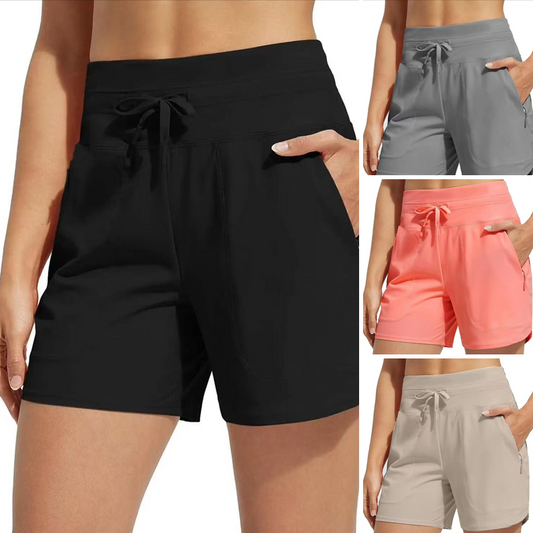 🌞Summer Essentials 50% OFF❄️Women's High-Waisted Quick-Dry Swim Shorts