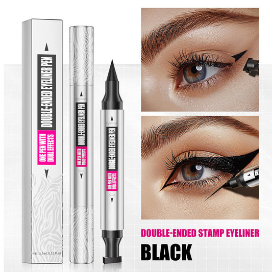 🎉 Last Day Promotion-49% OFF✨Eyeliner with wing stamp🔥Buy 1 Get 1 Free (2 Pcs)