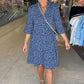 🌺Summer Hot Sale 50% OFF💜Women's Trendy Leopard Print V-Neck Loose Fit Dress