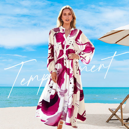 🔥Summer Hot Sale 50% OFF!!💃Women’s Floral V-Neck Maxi Dress
