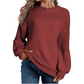 🎉Autumn Hot Sale 50% OFF🔥Women's Casual Long Sleeve Loose Crewneck Knit Solid Sweaters
