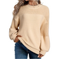 🎉Autumn Hot Sale 50% OFF🔥Women's Casual Long Sleeve Loose Crewneck Knit Solid Sweaters