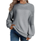 🎉Autumn Hot Sale 50% OFF🔥Women's Casual Long Sleeve Loose Crewneck Knit Solid Sweaters