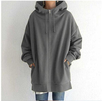 🎉This week's Special Sales - 50% OFF✨Women's Autumn/Winter Zipper Hooded Sweater