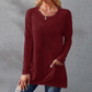 ⏰Early Autumn Sales 50% OFF🍂Women Casual Long Sleeve T-Shirt with Round Neck Pocket
