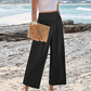 🎉Hot Sale 50% OFF🌸Women's High-Waisted Straight-Leg Linen Cropped Pants