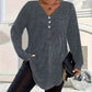 🎉🛍️HOT SALE 50% OFF🌸Women's Buttoned V-Neck Long Sleeve Top