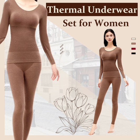 🍂Autumn Hot Sale 50% OFF🔥Thermal Underwear Set for Women