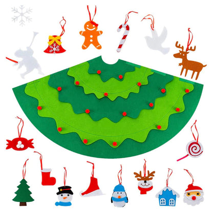 🎄 Felt Christmas Tree – Fun, No-Mess Holiday Magic! 🧬✨