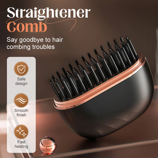 🎁Beautiful Hair Starts Here--50% OFF💇‍♀️Mini Cordless Hair Straightener Comb