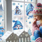 🎄 Early Christmas Hot Sale 50% OFF! ✨ Christmas Glitter Window Stickers Set | Sparkly Xmas Static Cling Decals, Removable No Residue for Home & Shop Window Decor 🎅🌟