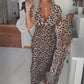 👗New Arrival 60% OFF!🥰Women's V-Neck Leopard Print Dress