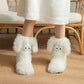 🏆LAST DAY BUY 1 GET 1 FREE💕Women's Cute Fluffy Monster Slipper Socks, Thick Fleece Lined Anti-Slip Winter Indoor Floor Socks🧦