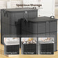 🔥Hot Sale 50% OFF🔥Giant Foldable Storage Bag with Lid, Large Capacity Fabric Organizer Bin for Clothes Bedding Blankets 🏠