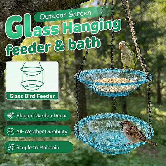 🎉 Last Day Promotion-60% OFF 🎉Vintage-Style Hanging Bird Feeder & Bath