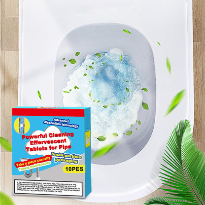 🔥Limited-Time 60% OFF ❤️ Powerful Drain‑Cleaning Effervescent Tablets | Dissolve Hair & Grease Clogs, Deodorise & Sanitise Sinks, Toilets & Floor Drains