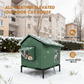 🐱 LIMITED‑TIME 50% OFF! 🏡 All‑Weather Elevated Outdoor Cat House – Waterproof Oxford, Thermal Foil Lining & Elevated Stand 🐾