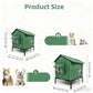 🐱 LIMITED‑TIME 50% OFF! 🏡 All‑Weather Elevated Outdoor Cat House – Waterproof Oxford, Thermal Foil Lining & Elevated Stand 🐾