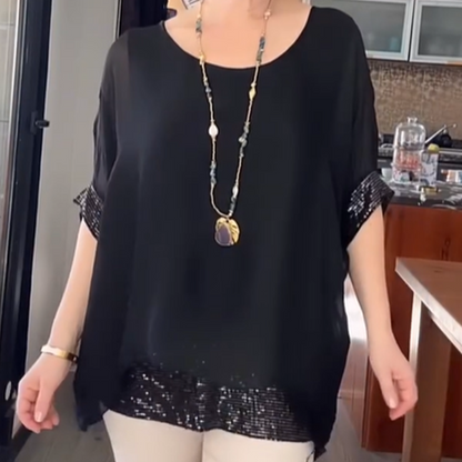 🎉Summer Hot Sale 60% OFF💗Women's Casual Round Neck Top