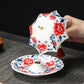 🔥Limited-Time 60% OFF! 🎁Umbrella-Shaped Ceramic Tea Strainer Set | A Whimsical Gift For Tea Lovers! 💝🍵