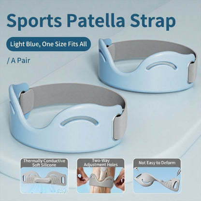 ⏰Limited-Time Buy 1 Get 1 Free 🎊 Adjustable Sports Patella Strap, Shock‑Absorbing Breathable Knee Brace Support for Running, Hiking & Gym