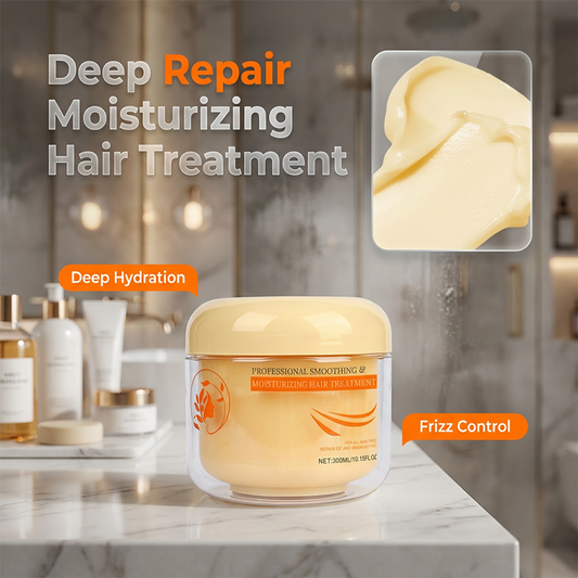 ⏳Limited-time 60% off ⏰ Professional Smoothing Moisturizing Hair Mask | Repair Dry Damaged Hair, Reduce Frizz for Silky‑Smooth Hair🪄