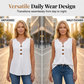 👚❄️Summer Cool-Down Deal 60% OFF!!❄️Women's V-Neck Sleeveless Cotton Linen Vest