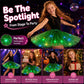 🏆 Last Day 50%OFF!🎁LED Light Up Sequin Tutu Skirt Star Mesh Princess Skirt for Girls