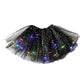 🏆 Last Day 50%OFF!🎁LED Light Up Sequin Tutu Skirt Star Mesh Princess Skirt for Girls