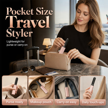🔥💐Last Day Special Price £8.99‼️👩Shape hair in 3 seconds! Create gorgeous hairstyles anytime anywhere. 💁Portable Wireless Mini Bang Styling Comb