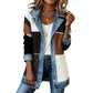 🍂Autumn Hot Sale 60% OFF🔥Women’s Elegant Denim Spliced Ribbed Knit Coat