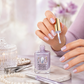 📢📢Buy 1 get 1 free !! 💅 Glossy Mirror Nail Strengthener, Keratin & Vitamins Quick‑Dry Shiny Nail Polish, Repair Damaged Nails Purple Pink Nail Care 10ML