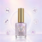 📢📢Buy 1 get 1 free !! 💅 Glossy Mirror Nail Strengthener, Keratin & Vitamins Quick‑Dry Shiny Nail Polish, Repair Damaged Nails Purple Pink Nail Care 10ML