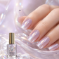 📢📢Buy 1 get 1 free !! 💅 Glossy Mirror Nail Strengthener, Keratin & Vitamins Quick‑Dry Shiny Nail Polish, Repair Damaged Nails Purple Pink Nail Care 10ML