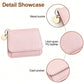 💖Buy 1 Get 1 Free!! ✨Only ￡8.99!!💕RFID Blocking Short Wallet for Women, Mini Card Holder Purse with Key Ring, Coin Pocket & ID Window👛
