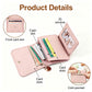 💖Buy 1 Get 1 Free!! ✨Only ￡8.99!!💕RFID Blocking Short Wallet for Women, Mini Card Holder Purse with Key Ring, Coin Pocket & ID Window👛