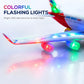 🥳 Limited-Time SALE 60% OFF ✈️🎁 Kids Electric Aircraft Model Toy | Lights, Music & Auto Bump Function🧒✨