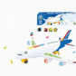 🥳 Limited-Time SALE 50% OFF ✈️🎁 Kids Electric Aircraft Model Toy | Lights, Music & Auto Bump Function🧒✨