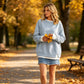 ⏳ Limited Time 50% Off! 💗Women’s Loose‑Fit Faux Two‑Piece Sweatshirt, Stylish Striped Layer Design