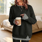 ⏳ Limited Time 50% Off! 💗Women’s Loose‑Fit Faux Two‑Piece Sweatshirt, Stylish Striped Layer Design